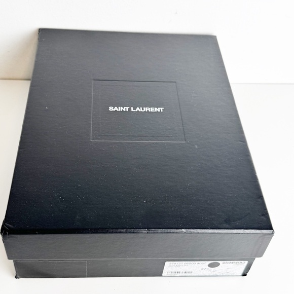 NWT Saint Laurent West 45 Gold Ankle Boots size 37.5 - Picture 9 of 10